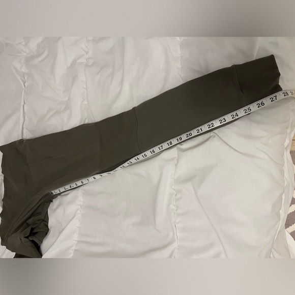 Alo Yoga High Waist Avenue Leggings Yoga Pants Olive Branch Green - Picture 12 of 12